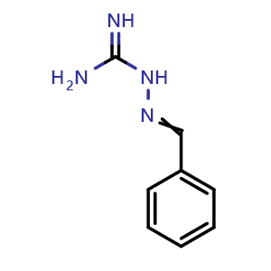 Chemical structure of Benzalaminoguanidine , CAS 74187-86-3, AChemBlock AD262951