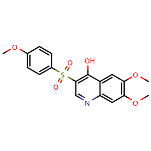 6,7-dimethoxy-3-(4-methoxybenzenesulfonyl)quinolin-4-ol