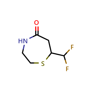 7-(Difluoromethyl)-1,4-thiazepan-5-one