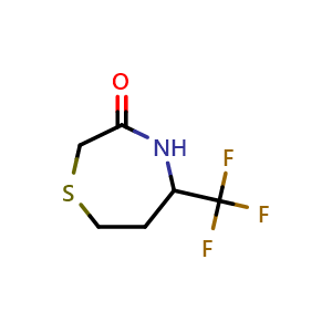 5-(Trifluoromethyl)-1,4-thiazepan-3-one