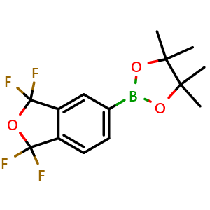 4,4,5,5-Tetramethyl-2-(1,1,3,3-tetrafluoro-1,3-dihydro-2-benzofuran-5-yl)-1,3,2-dioxaborolane