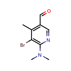 5-bromo-6-(dimethylamino)-4-methylpyridine-3-carbaldehyde