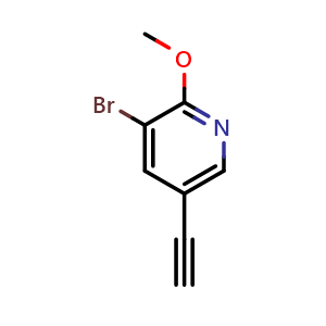 3-Bromo-5-ethynyl-2-methoxypyridine