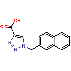 1-[(naphthalen-2-yl)methyl]-1H-1,2,3-triazole-4-carboxylic acid
