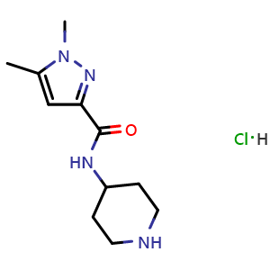 1,5-dimethyl-N-(piperidin-4-yl)-1H-pyrazole-3-carboxamide hydrochloride