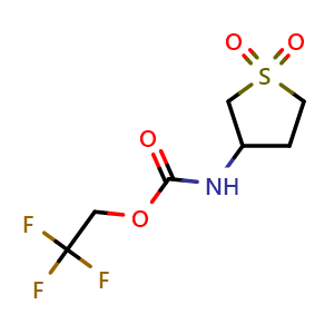 2,2,2-trifluoroethyl N-(1,1-dioxo-1lambda6-thiolan-3-yl)carbamate