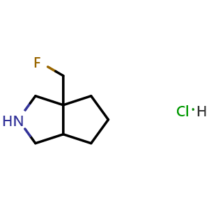 3a-(fluoromethyl)-octahydrocyclopenta[c]pyrrole hydrochloride