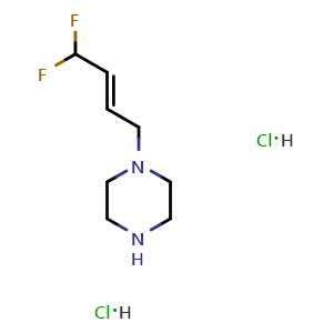 1-[(2E)-4,4-Difluorobut-2-en-1-yl]piperazine dihydrochloride