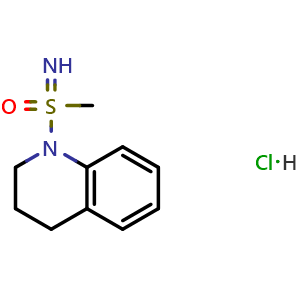 Chemical structure of Imino(methyl)(1,2,3,4-tetrahydroquinolin-1-yl)-lambda6-sulfanone hydrochloride , CAS 3054413-62-3, AChemBlock AD263277