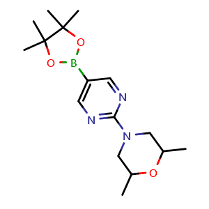 2,6-Dimethyl-4-[5-(4,4,5,5-tetramethyl-1,3,2-dioxaborolan-2-yl)pyrimidin-2-yl]morpholine