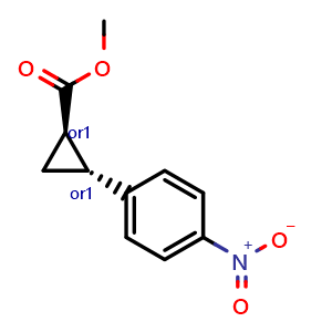 trans-Methyl 2-(p-nitrophenyl)cyclopropanecarboxylate