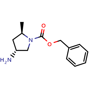 (2R,4R)-benzyl 4-amino-2-methylpyrrolidine-1-carboxylate