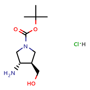 (3S,4R)-tert-Butyl 3-amino-4-(hydroxymethyl)pyrrolidine-1-carboxylate hydrochloride