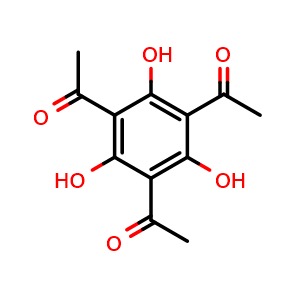 Chemical structure of 2,4,6-Triacetylphloroglucinol , CAS 2161-87-7, AChemBlock AD263430