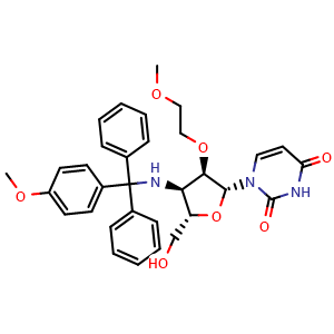 3'-deoxy-2'-O-(2-methoxyethyl)-3'-[[(4-methoxyphenyl)diphenylmethyl]amino]-Uridine