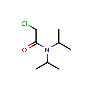 Chemical structure of 2-Chloro-N,N-diisopropyl-acetamide , CAS 7403-66-9, AChemBlock AD263698