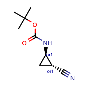 trans-(2-Cyano-cyclopropyl)-carbamic acid tert-Butyl ester