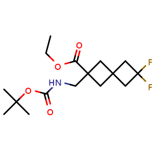 Ethyl 2-(((tert-Butoxycarbonyl)amino)methyl)-6,6-difluorospiro[3.3]heptane-2-carboxylate