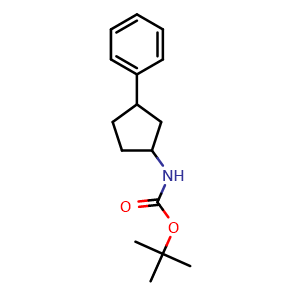 tert-Butyl (3-phenylcyclopentyl)carbamate