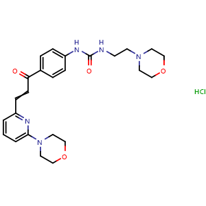 Chemical structure of TRC051384 Hydrochloride , CAS 1333327-56-2, AChemBlock AD263874