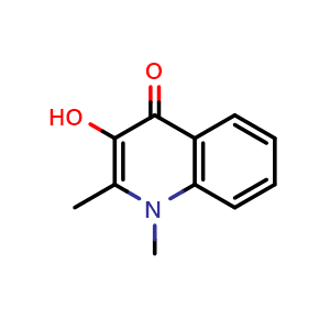 Chemical structure of 3-Hydroxy-1,2-dimethylquinolin-4(1H)-one , CAS 223752-74-7, AChemBlock AD263880