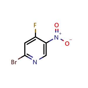 2-Bromo-4-fluoro-5-nitropyridine