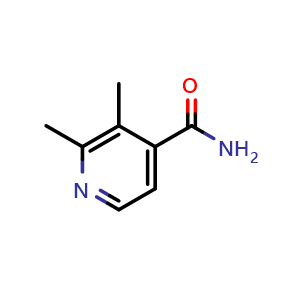 Chemical structure of 2,3-Dimethylisonicotinamide , CAS 2169545-24-6, AChemBlock AD263899