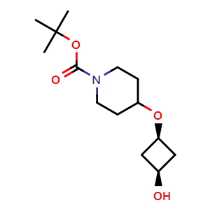 rel-tert-butyl 4-((1s,3s)-3-hydroxycyclobutoxy)piperidine-1-carboxylate