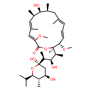 Chemical structure of Bafilomycin A1 , CAS 88899-55-2, AChemBlock AD263930
