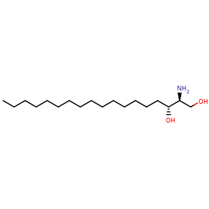 Chemical structure of D-Erythro-dihydrosphingosine , CAS 764-22-7, AChemBlock AD263945