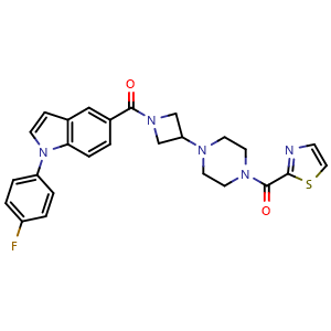 Chemical structure of JNJ-42226314 , CAS 1252765-13-1, AChemBlock AD263955