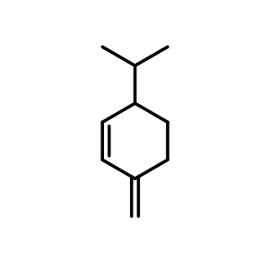 Chemical structure of beta-Phellandrene , CAS 555-10-2, AChemBlock AD263962