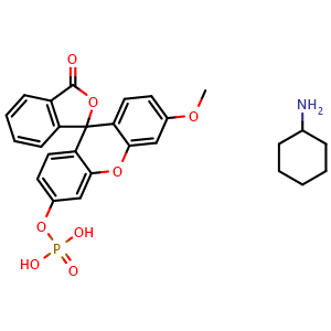 Chemical structure of 3-OMFP Cyclohexylammonium salt , CAS 21233-09-0, AChemBlock AD263977