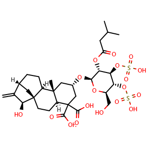 Chemical structure of Carboxyatractyloside , CAS 77228-71-8, AChemBlock AD263981