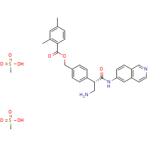 Chemical structure of Netarsudil mesylate , CAS 1422144-42-0, AChemBlock AD264016