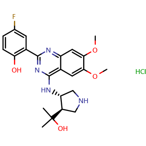 Chemical structure of CCT241533 hydrochloride , CAS 1431697-96-9, AChemBlock AD264038