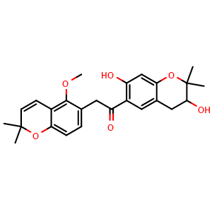 Chemical structure of Dihydromunduletone , CAS 674786-20-0, AChemBlock AD264050