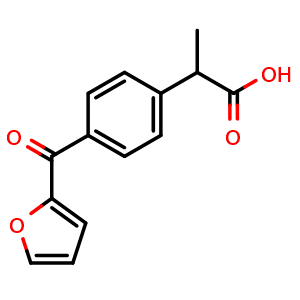 Chemical structure of Furprofen , CAS 66318-17-0, AChemBlock AD264069