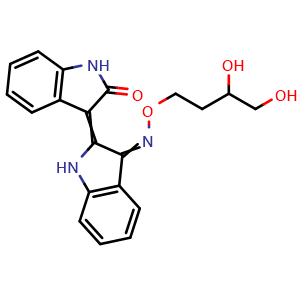 Chemical structure of Indirubin Derivative E804 , CAS 854171-35-0, AChemBlock AD264089
