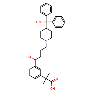 Chemical structure of meta-Fexofenadine , CAS 479035-75-1, AChemBlock AD264123