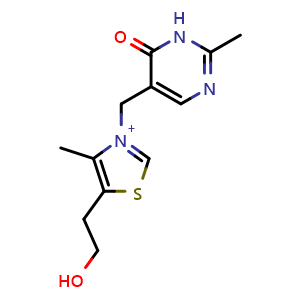 Chemical structure of Oxythiamine , CAS 136-16-3, AChemBlock AD264143