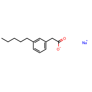 Chemical structure of Fezagepras sodium , CAS 1254472-97-3, AChemBlock AD264144