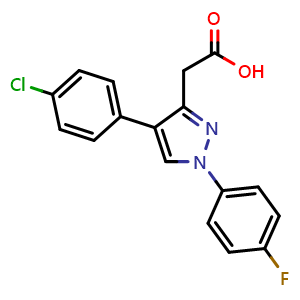 Chemical structure of Pirazolac , CAS 71002-09-0, AChemBlock AD264152