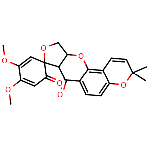Chemical structure of Amorphispironone , CAS 139006-28-3, AChemBlock AD264159