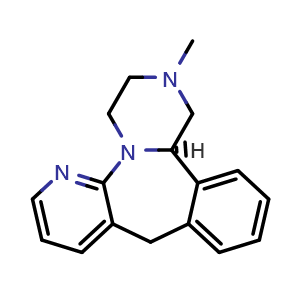 Chemical structure of (R)-Mirtazapine , CAS 61364-37-2, AChemBlock AD264162