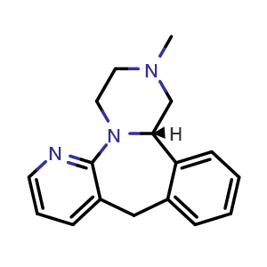 Chemical structure of (S)-Mirtazapine , CAS 61337-87-9, AChemBlock AD264163
