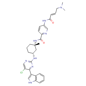 Chemical structure of Mevociclib , CAS 1816989-16-8, AChemBlock AD264180