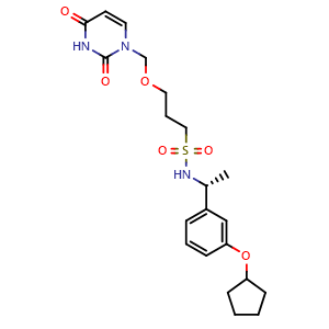Chemical structure of TAS-114 , CAS 1198221-21-4, AChemBlock AD264186