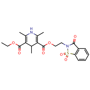 Chemical structure of Trombodipine , CAS 113658-85-8, AChemBlock AD264195