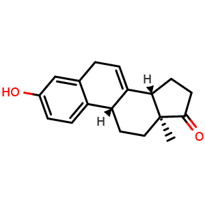 Chemical structure of Equilin , CAS 474-86-2, AChemBlock AD264212